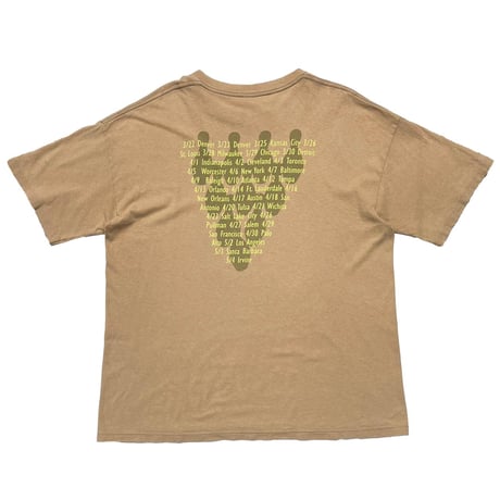 FOO FIGHTERS 1996 BIG ME CONCERT BEIGE FITS XL 3495