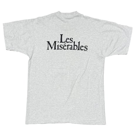 Les Miserables POSTER DESIGN ASH GREY FRUIT OF THE LOOM LARGE 6938