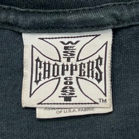 WEST COAST CHOPPERS IRON CROSS LONG BEACH CA SS LARGE 6698