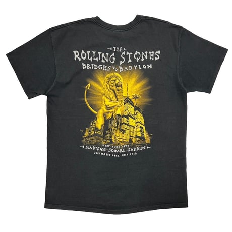 THE ROLLING STONES GOLD RIP & TONGUE BRIDGES TO BABYLON FITS XL 7774