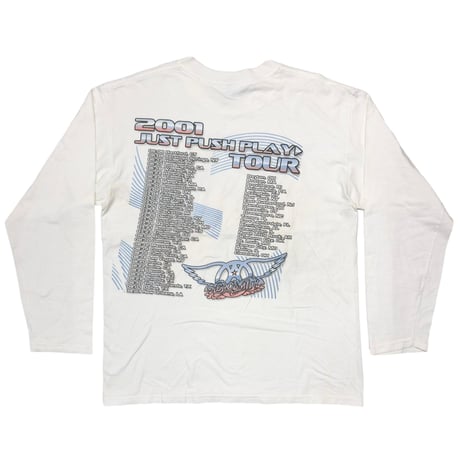AEROSMITH JUST PUSH PLAY TOUR 2001 SORAYAMA LS GILDAN LARGE 1086