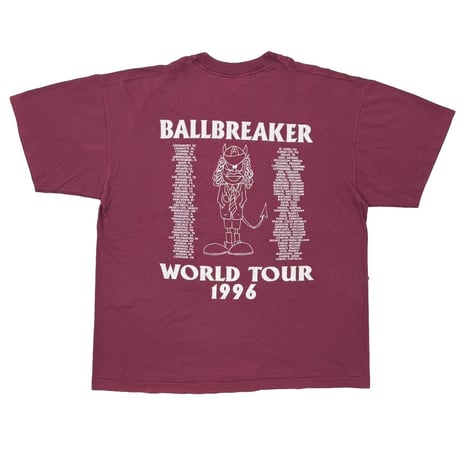AC/DC BALLBREAKER WORLD TOUR 1996 WINE BROCKUM XL 6767