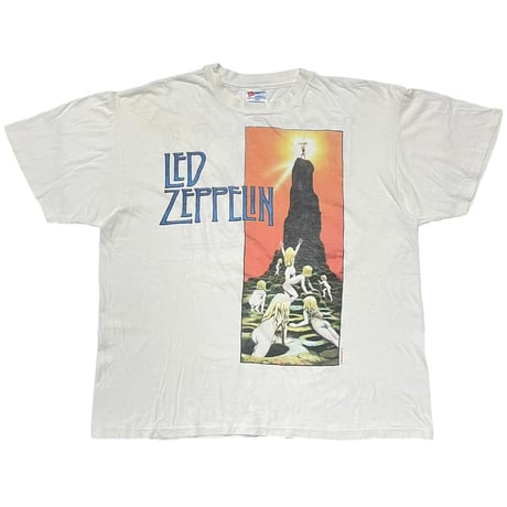 LED ZEPPELIN HOUSES OF THE HOLY WHITE HANES XL 8896