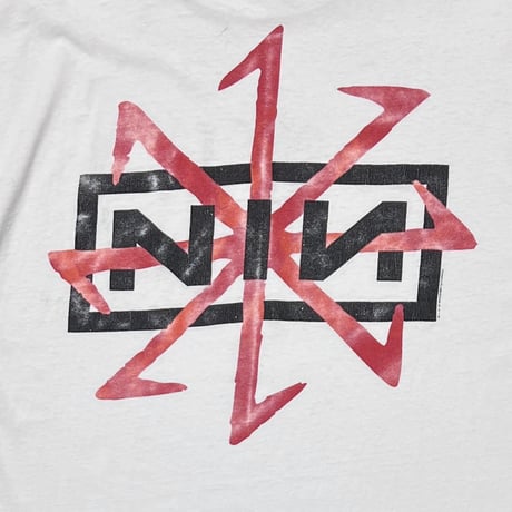 NINE INCH NAILS 1995 TOUR WHITE ALL SPORT XL 6832