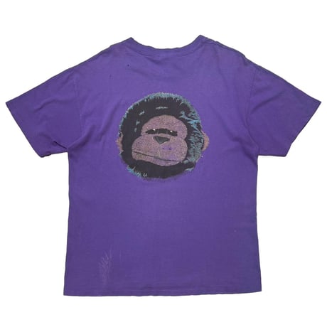 DINOSAUR Jr COW AND GIRILLA PURPLE HANES LARGE 9919