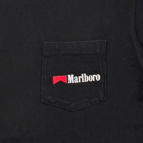 Marlboro MAN POCKET TEE BLACK FITS LARGE 1295