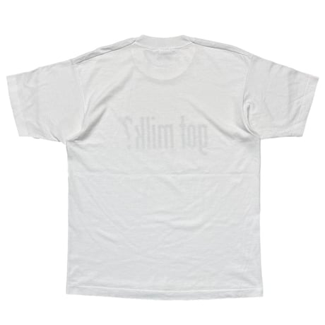 OLD&VINTAGE got milk? WHITE FRUIT OF THE LOOM LARGE 6869