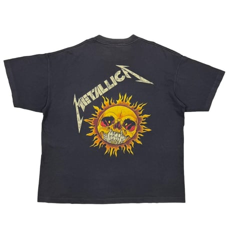 METALLICA SIDE FLAMING PUSHEAD VAMPIRE SKULL GIANT BY TEEJAYS XXL 1128