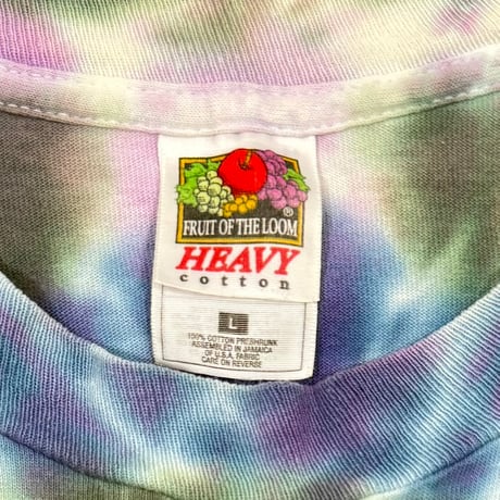 Jerry Garcia 1995 MEMORIAL TIE DYE FRUIT OF THE LOOM LARGE 9397