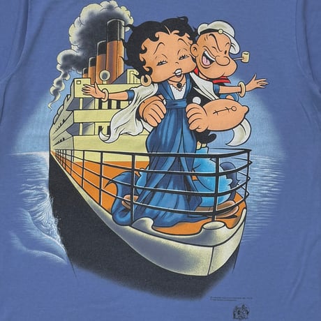 BETTY BOOP 1998 POPEYE TITANIC MOVIE PARODY BLUE CHANGES FITS LARGE 9389