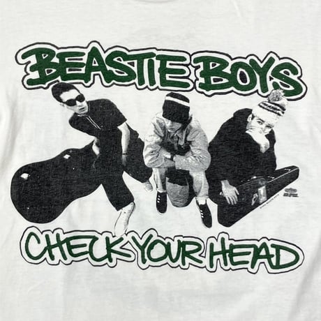 BEASTIE BOYS 1992 CHECK YOUR HEAD WHITE WINTER LAND MEDIUM 8910