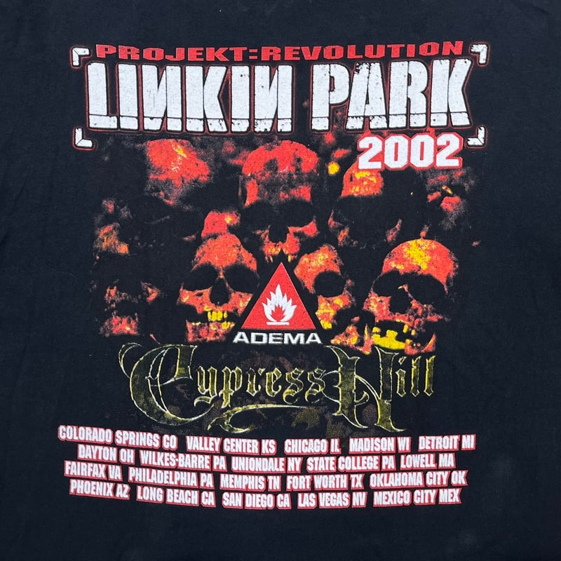 【00s】LINKIN PARK x CYPRESS HILL tシャツ XL 00s】LINKIN PARK x CYPRESS HILL tシャツ XL