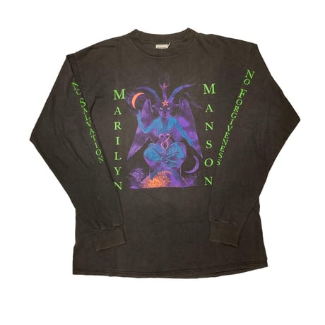 MARILYN MANSON WHEN I'M GOD EVERYONE DIES LS TEE TULTEX XL 1134