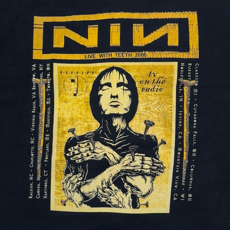 NINE INCH NAILS x BAUHAUS LIVE WITH TEETH 2006 XL 8959