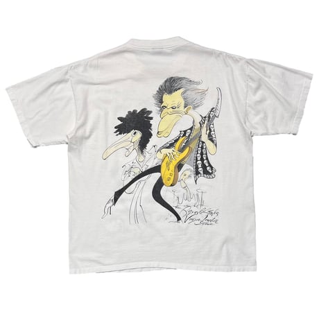 THE ROLLING STONES 1994 Gerald Scarfe WHITE BROCKUM XL 9116