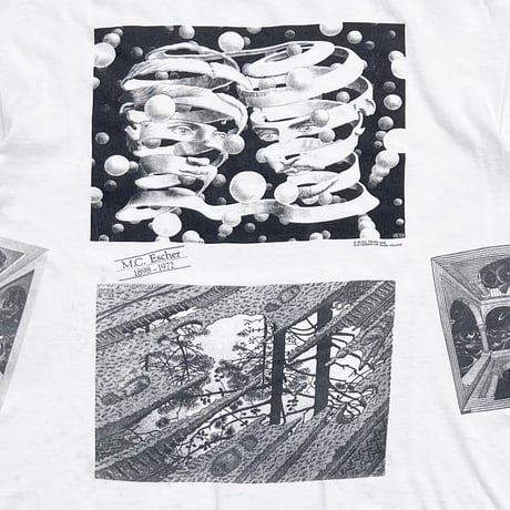 M.C. ESCHER MULTI WHITE SOF TEE XL 8297