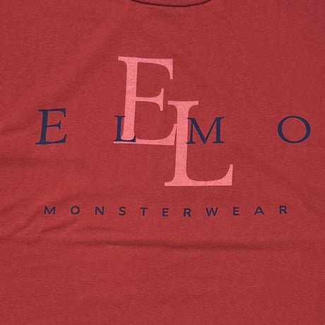 SESAME STREET CK PARODY ELMO MONSTERWEAR BURGUNDY CHANGES LARGE 1369