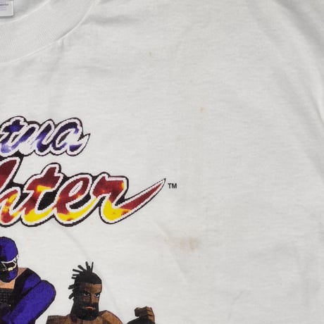 VIRTUA FIGHTER 1995 CHARACTAR PROMO WHITE HANES XL 0582