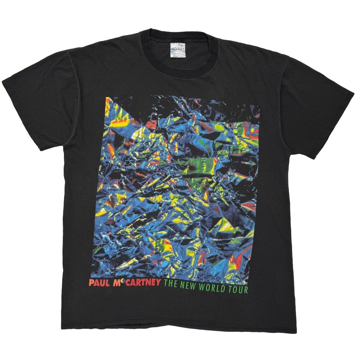 パ*ン様 【激レア】PAUL IS COOL - PAUL McCARTNEY PAUL MCCARTNEY THE NEW WORLD TOUR 1993 BLACK BR