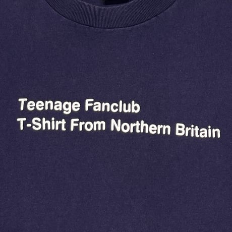 TEENAGE FANCLUB T-Shirt From Northern Britain NAVY DELTA LARGE 1412