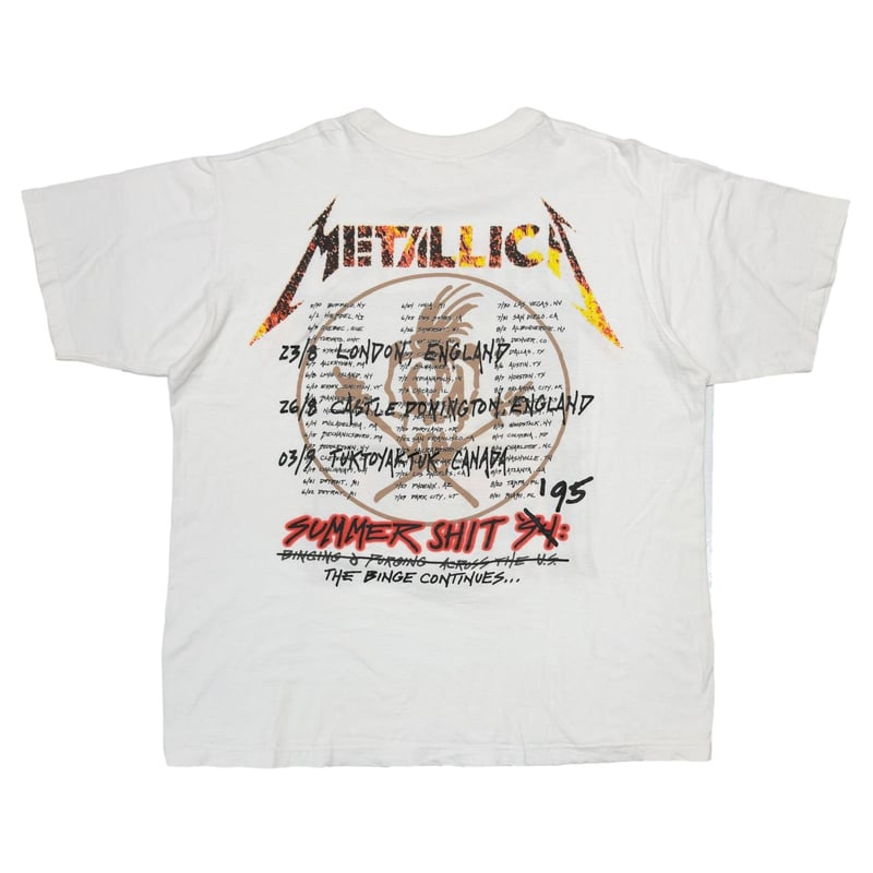 METALLICA LIVE SHIT BINGE & PURGE 1995 WHITE EU