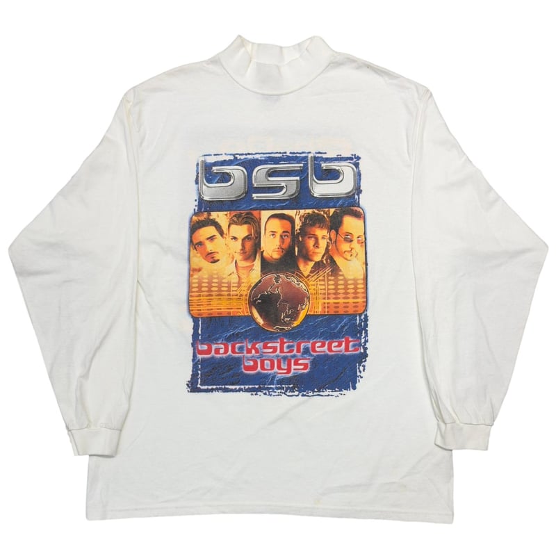 BACKSTREET BOYS SHAPE OF BSB MY HEART LS WHITE