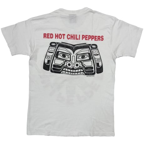 RED HOT CHILI PEPPERS 1991 DOUBLE SIDE Aztec WHITE GIANT LARGE 6927