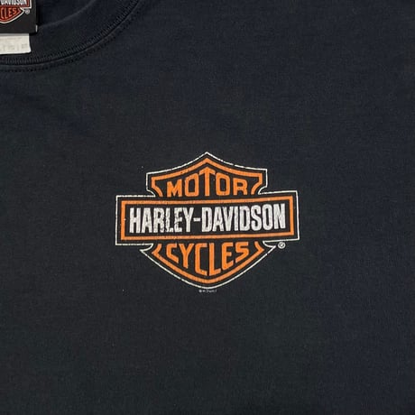 HARLEY DAVIDSON LOGO DOUBLE SIDE WISCONSIN LS XL 8148
