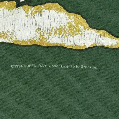 GREEN DAY DOOKIE GREEN anvil XL 9696