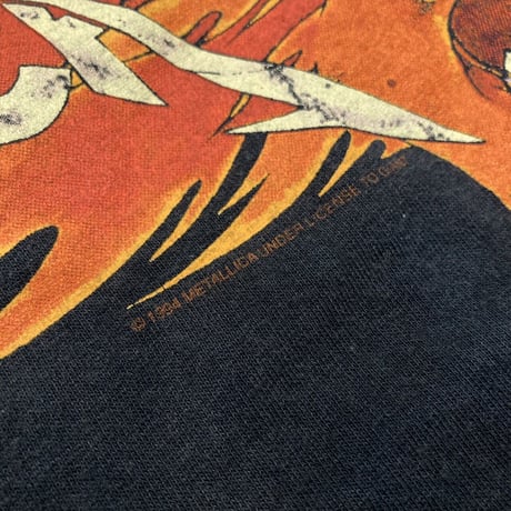 METALLICA PUSHEAD FLAME SKULL ANVIL LARGE 5146 329
