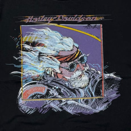 HARLEY DAVIDSON	PAINTTING RIDER PAUL SMITH BLACK LARGE 5453