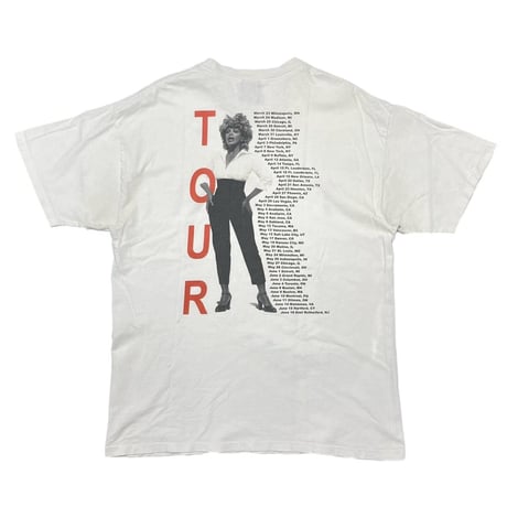 TINA TURNER TWENTY FOUR SEVEN TOUR TEE GIANT FITS XXL 6091