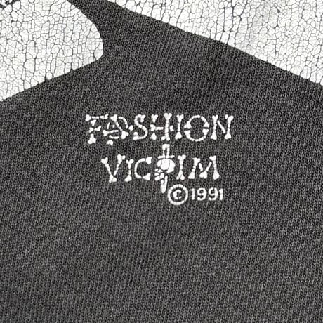 FASHION VICTIM CROSS BONE SKULL LS XL 3639