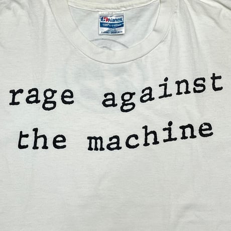 RAGE AGAINST THE MACHINE MOLOTOV WHITE HANES XL 4292