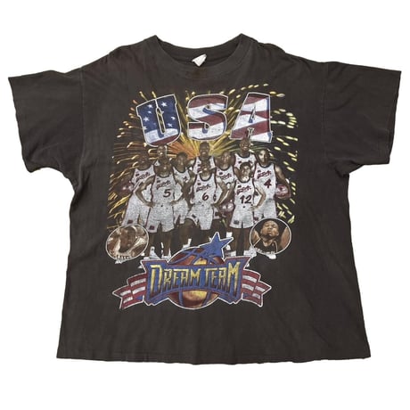 NBA USA DREAM TEAM TAKING ON THE WORLD RAP DESIGN FITS XL 1959