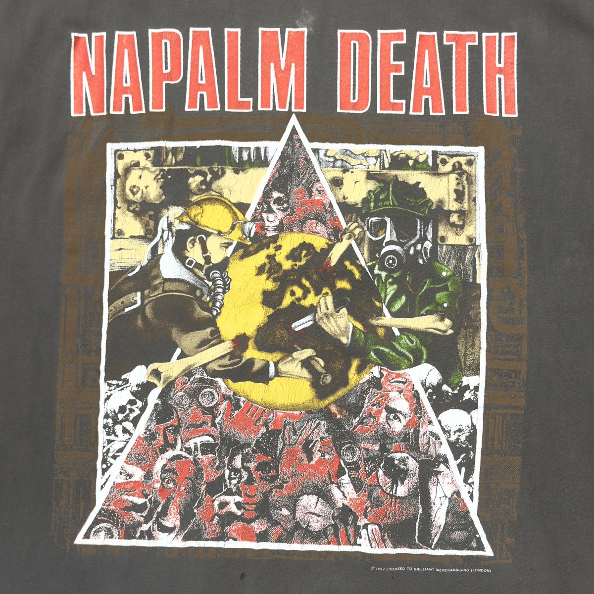 送料込み Napalm Death シルクスクリーンポスター 1996年 送料込み Napalm Death シルクスクリーンポスター 1996年