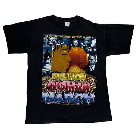 MILLION WOMAN MARCH 1997 BENJAMIN FRANKLIN PARKWAY RAP DESIGN XL 3223