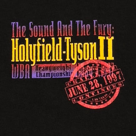 HOLYFIELD vs TYSON 1997 MGM GRAND XL 4735