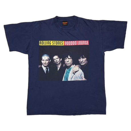ROLLING STONES 1994 VOODOO LOUNGE MEMBER NAVY BROCKUM XL 4886