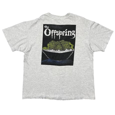THE OFFSPRING DOUBLESIDE ASH GREY HANES XL 1000