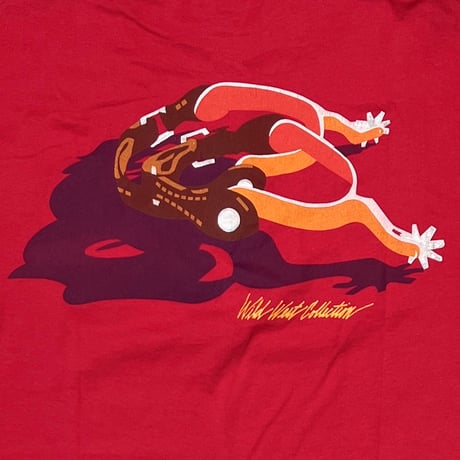 Marlboro WILD WEST COLLECTION POCKET TEE RED FITS LARGE 8353