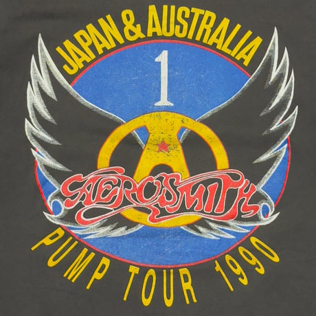 AERO SMITH AREO FORCE ONE PUMP TOUR 1990 BROCKUM LARGE 7051