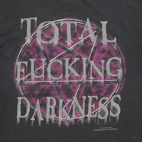 CRADLE OF FILTH TOTAL FUCKING DARKNESS LS FRUIT OF THE LOOM XL 3807