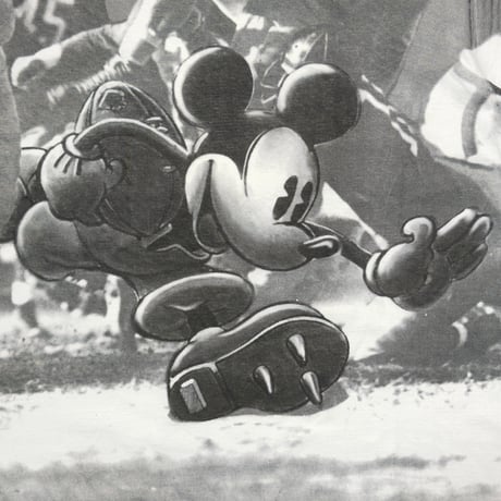 DISNEY VINTAGE MICKEY MOUSE American football OVP WHITE OSFA FITS XL 7360