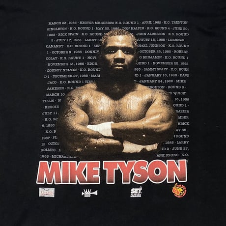 MIKE TYSON 1995 MGM GRAND GARDEN HE'S BACK TEE FITS XL 8240