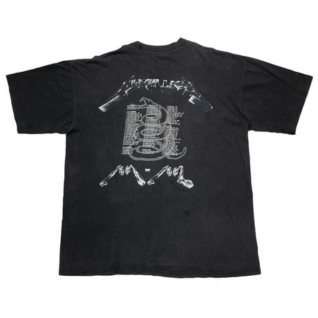 METALLICA 91-92 TOUR SQUARE MEMEBR FACE TEE XL 8652