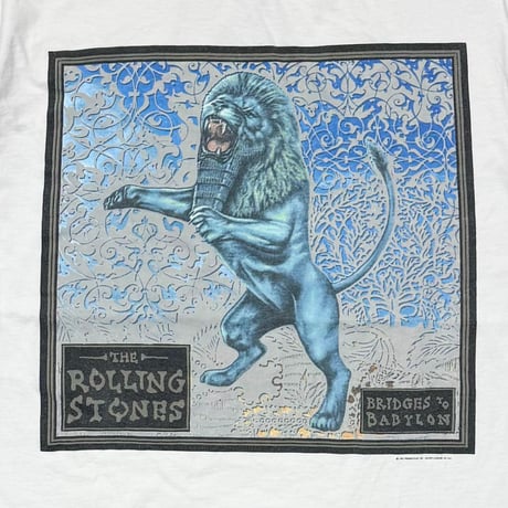 THE ROLLING STONES BRIDGES TO BABYLON 1997 WHITE ANVIL LARGE 4328