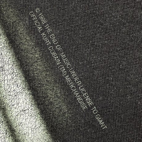 NIRVANA KURT COBAIN 1998 MEMORIAL FACE BLACK GIANT XL 1221