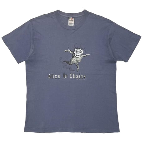 ALICE IN CHAINS 95/96 SPERM MAN FADED NAVY FRUTI OF THE LOOM LARGE 0743
