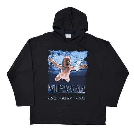 NIRVANA NEVERMIND BACK TEXT BOOTLEG NEW LINE 2000 SWEAT HOODIE XL 6560